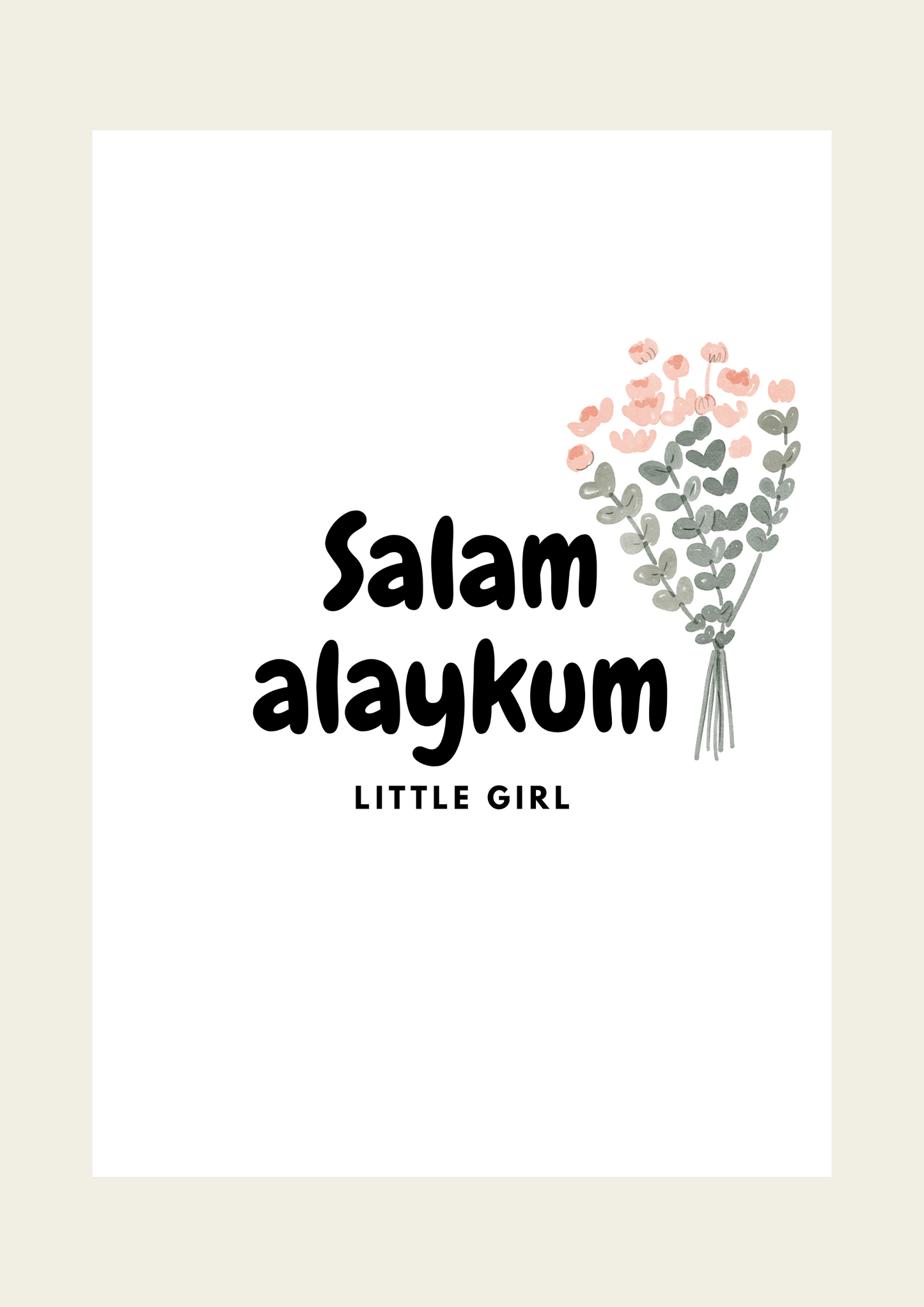Salam alaykum little Girl